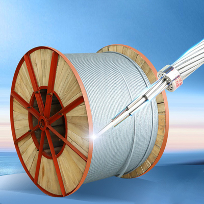 Optical Ground Wire Fiber Optical Cable 2 24 166 288 Hilos Core For Aerial Comunicacion Use