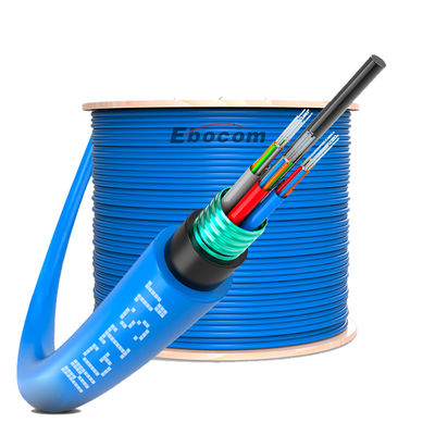 Flame Retardant Mining Fiber Cable MGTSV G652D 12 24 36 48 core Double Armoured for Communication