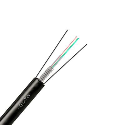 G652D GYXTW 48 코어 야외 광섬유 케이블 물 차단 구조 철선 강제 PE 자켓 척추 네트워크