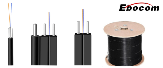 옥외 비금속 GJYXFCH 1-4코어 G652D G657A1 G657A2 드롭 케이블 (FTTH 통신용)