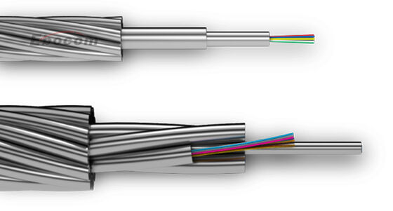 OPGW 72B1-150 가공 접지선 케이블 72 96 144코어, 220KV 110KV 통신용