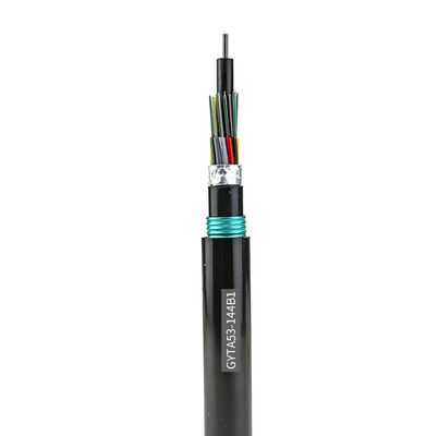 48/96/144 코어 GYTA53 장갑 광섬유 케이블, 중부하 지하 덕트 및 매설