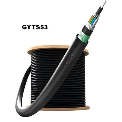 GYTA53 Direct Buried Fiber Optic Cable 2-144 Core Double Armored